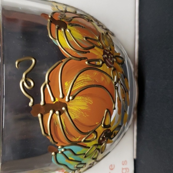 Neck of the Woods Set of 2 Clear 16 oz. Mugs with Pumpkins, Sunflowers - Picture 2 of 6